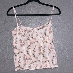 Pretty Little Thing flower print corset top